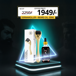 Derma Roller+BeardX Beard Oil 50ML